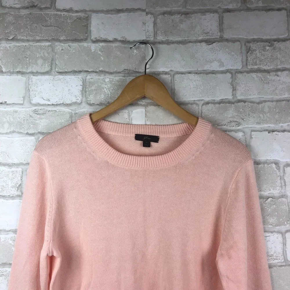 J. Crew Ruffle Cuff Sweater Size M - Picture 3 of 8